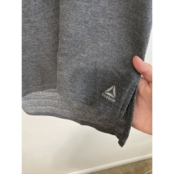 Reebok Hoodie Sweatshirt Thumb Holes Gray Pullover Top SizeM‎ - Picture 4 of 8